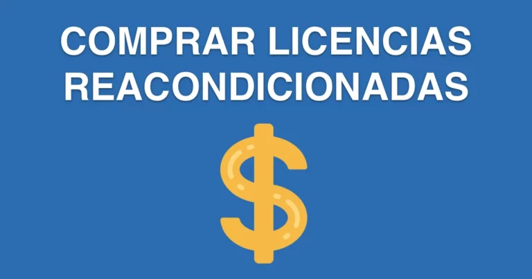 porque comprar licencias informaticas reacondicionadas