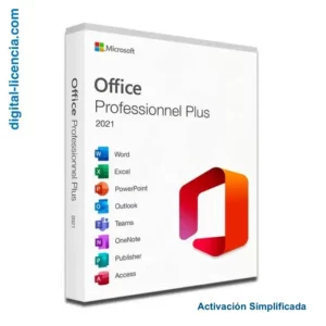 licencia office 2021 pro plus con activacion simplificada