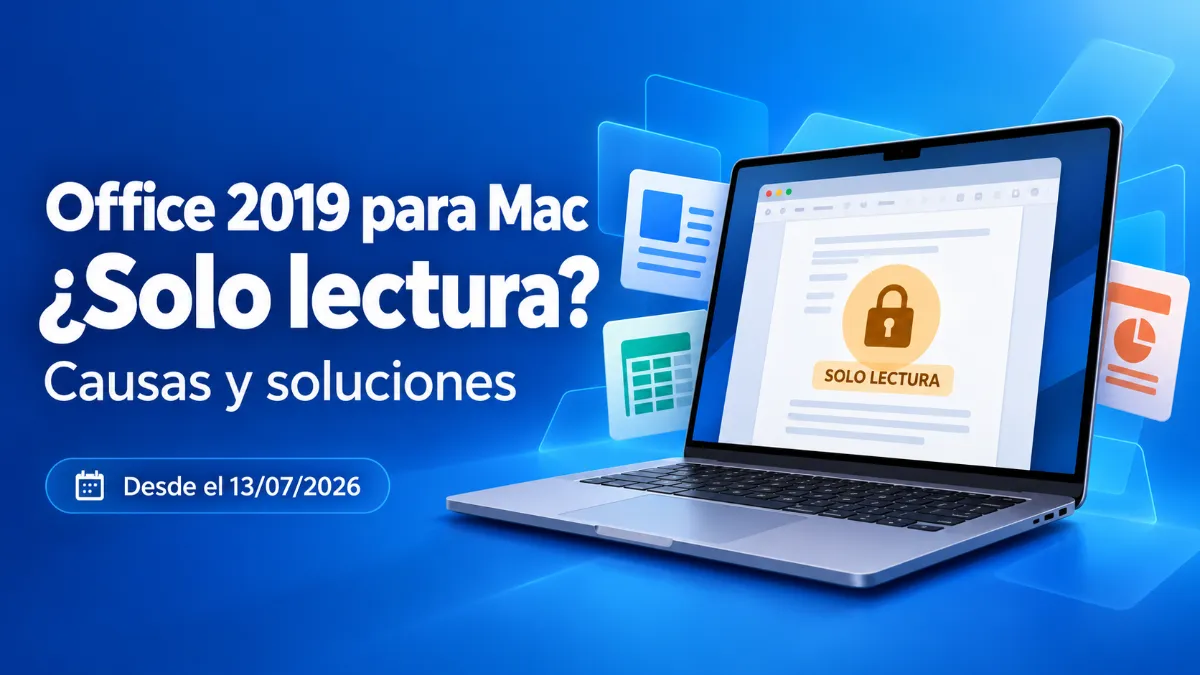 Office 2019 Mac solo lectura